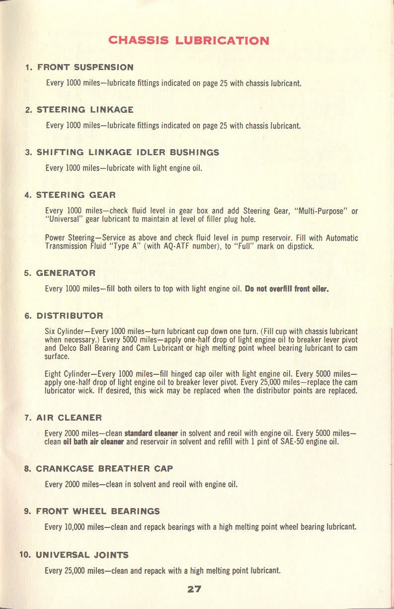 1957 Chevrolet Owners Manual