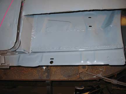 Driver inner quarter after primer