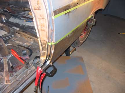 Panel held in place 1