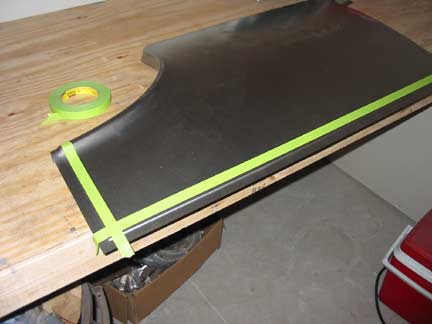 Flange marked for cutting 2