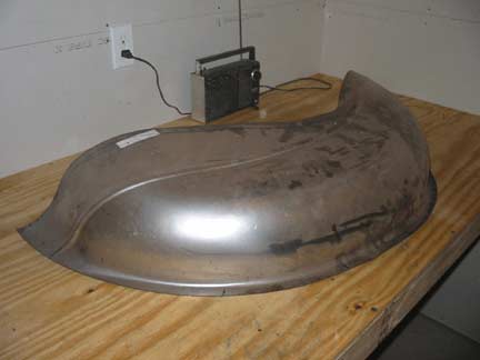 New passenger wheel well