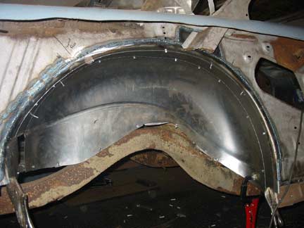 Passenger tub filler strip 1