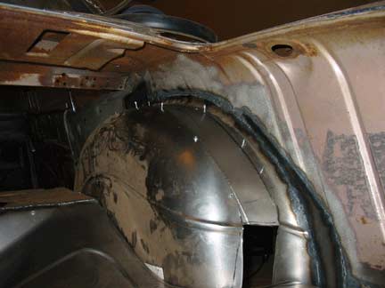 Passenger tub filler strip 2