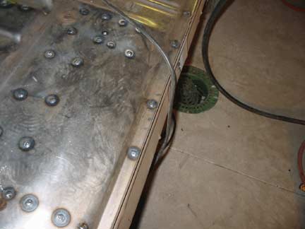 Rocker welded to floor 1