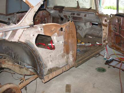 B pillar to quarter area 2