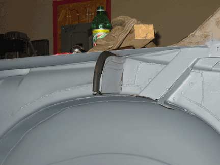 Rubber seal installed
