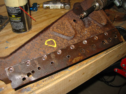 Hinge support spotweld cutter 1