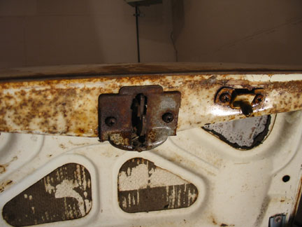 Trunk latch screws