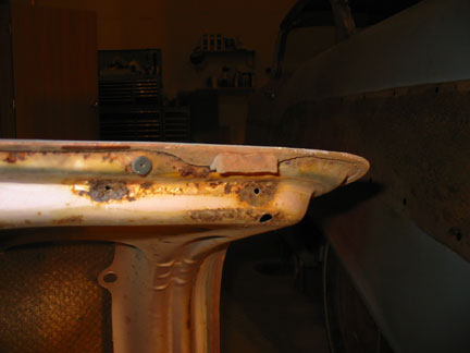 1957 trunk lid feet