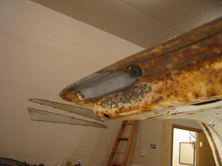 Spot blasted driver side