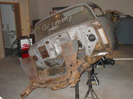 Trunk area blasting 1