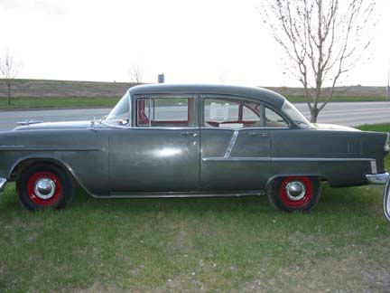 1955 Chevy 210 front