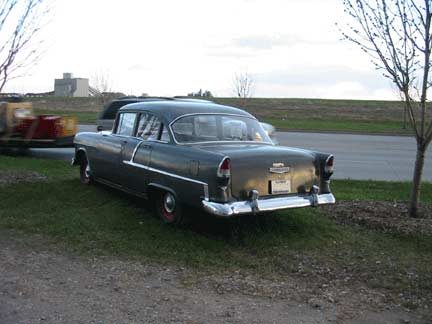 1955 Chevy 210 rear