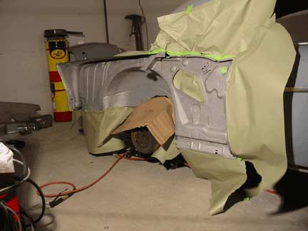 Masking off inner quarter