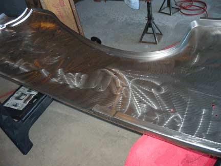New quarter panel prep 2