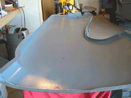Quarter panel primed