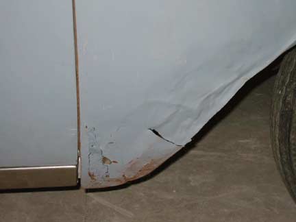 Front fender condition