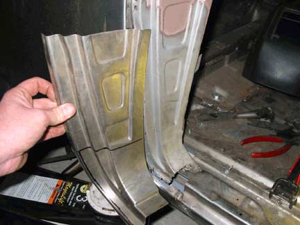 B pillar replacement part