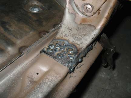 A pillar attachment point ugly