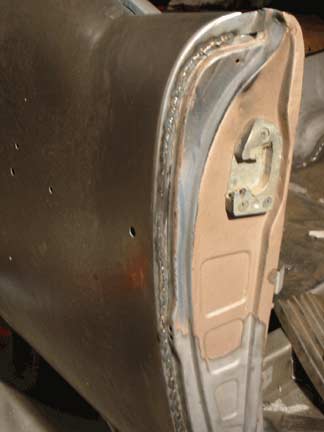 Door jamb cut with dime gap