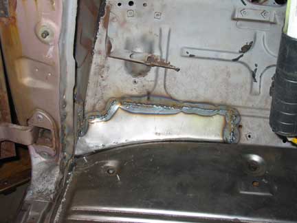 Driver toe welded
