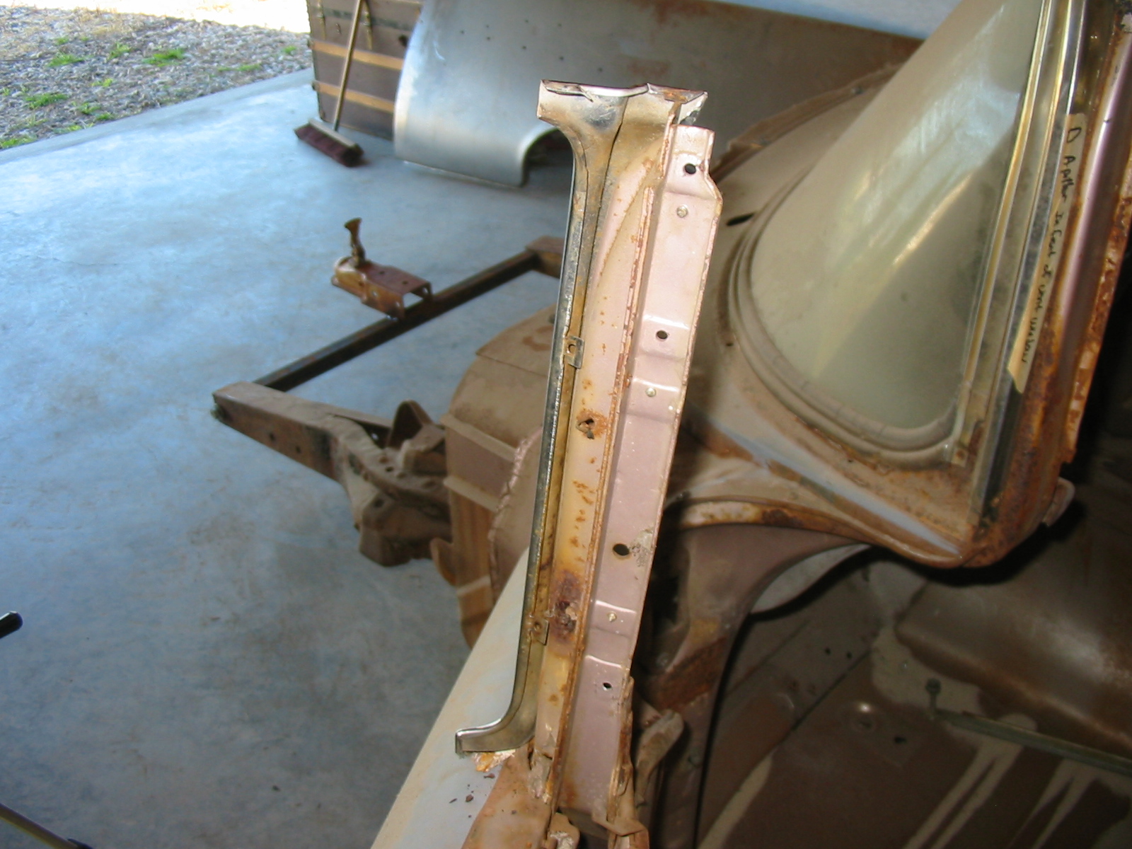 Unwrapping pillar molding 2