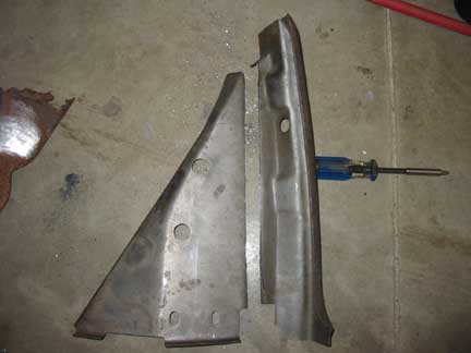 B pillar cut