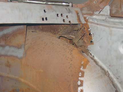 Rust under package tray 2