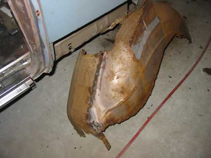 Wheel well removed