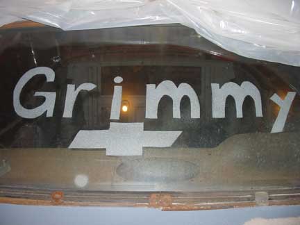 Duct tape lettering
