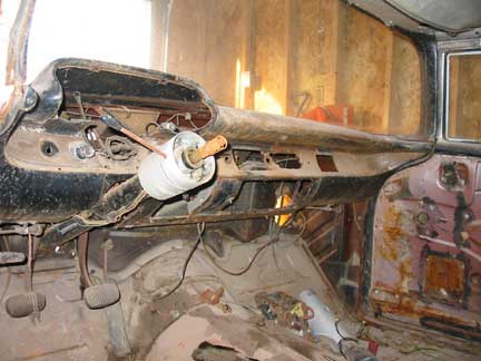 Gutting the interior