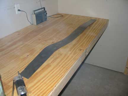 Sheet metal strip cut