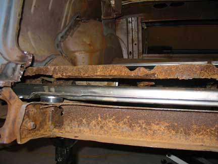 Gap at rear quarter