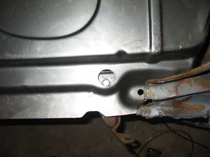 Rear mount bolt alignment