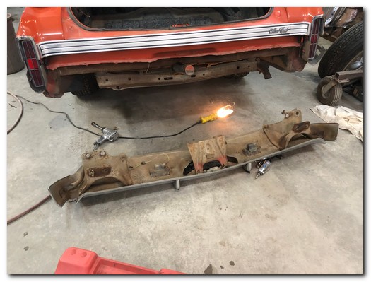 Rear bumper removal