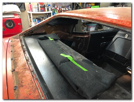 Sail panel removed
