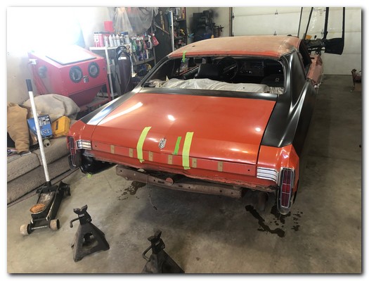 Deck lid installed