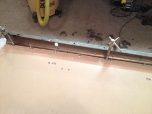 Clamping rail