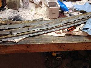 Removed strips