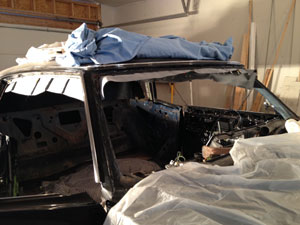 Installing headliner