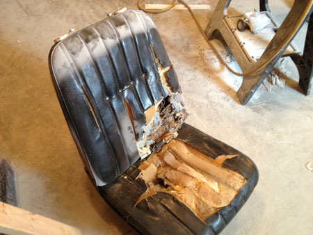 Front seat frame