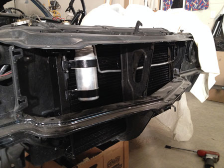 Condenser installed