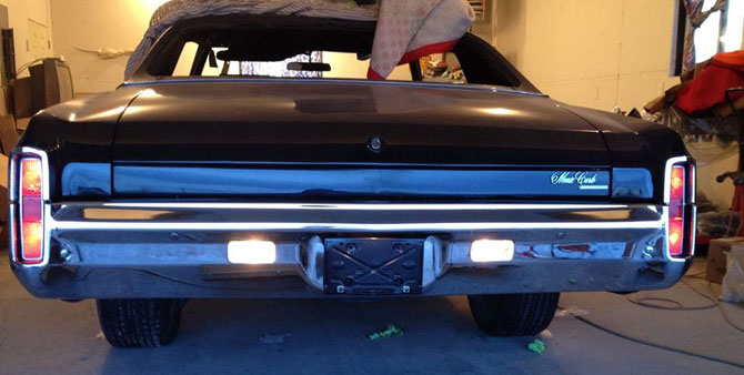 Rear bumper installed
