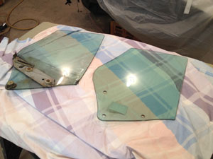 Old and new quarter glass