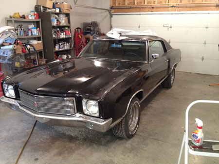 Hood installed