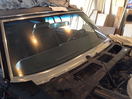 New glass rear