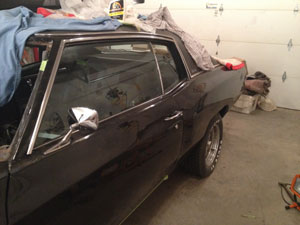 Door handles installed