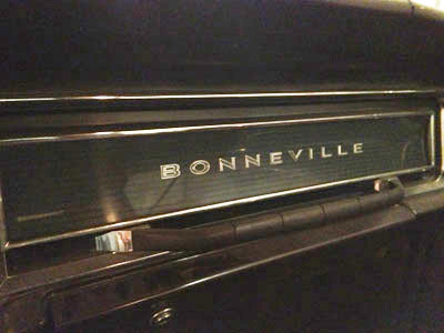 Bonneville plaque