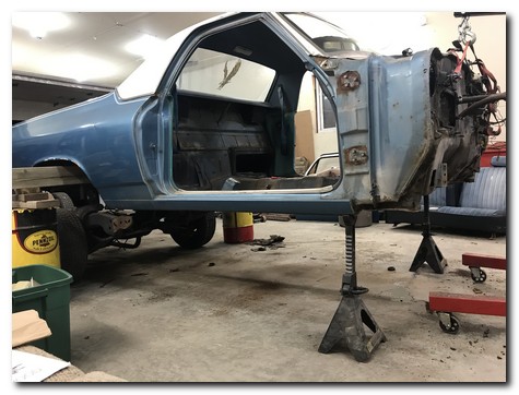 Body and frame separated