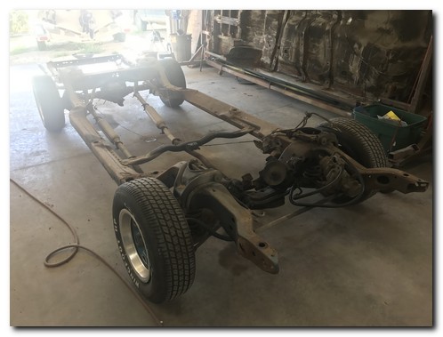 Frame ready to strip